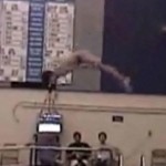 Peter Frazell qualifies as an All-American diver at the League Meet