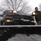 Senior earns money and finds camaraderie through plowing snow
