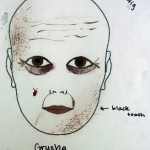 Make-up design for Grusha (The Government Inspector)