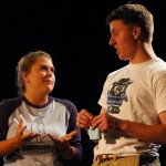 Anna Danciger and Nick Kraske emcee the night.