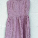 Seersucker sundress by Emily Lang
