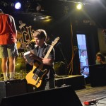 Lead singer Ryan Dugan sets up before the show with his bandmates