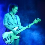 Bass guitarist Caroline Roe