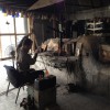 Glass blowing business outside of Hebron.