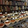 Spices in a Palestinian market in Hebron.