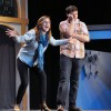 Junior Maddie Roberts and Drew Brockelman share the stage. Photo by Tessa Polaschek