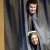 Freshman Kyle Baker and senior Vanessa Daves are in the chorus