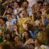 The crowd after Wentz hit the game winning shot.