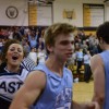 The crowd stormed the court after the game. Photo by Jake Crandall