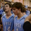 Senior Vance Wentz showed how tired he was after the game. Photo by Jake Crandall