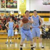 Senior Connor McGannon shoots a free throw. Photo by Maddie Schoemann
