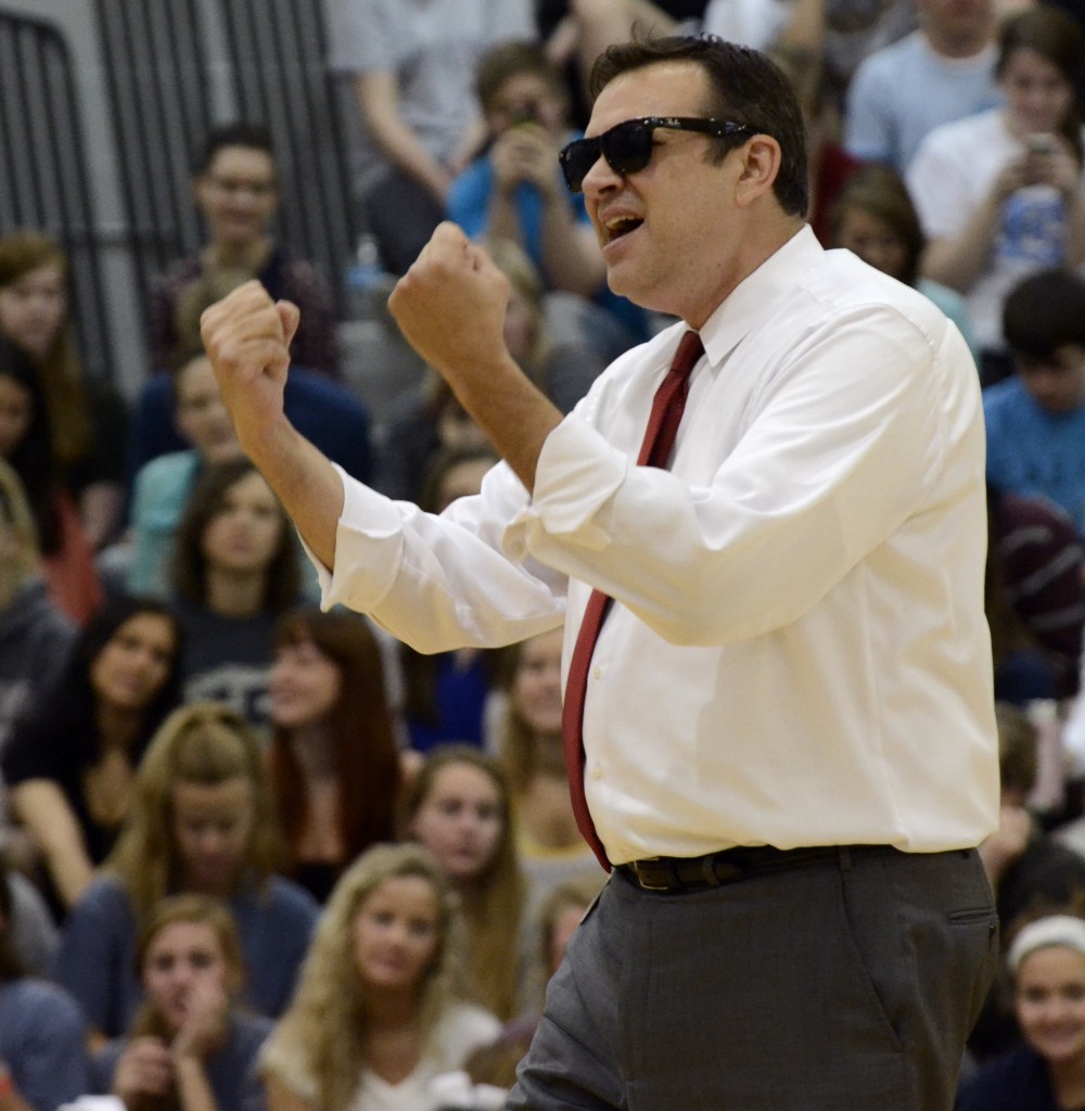 Mr. Mckinney competes in the lip syncing competition by lip syncing "Wrecking Ball". Photo by Morgan Browning