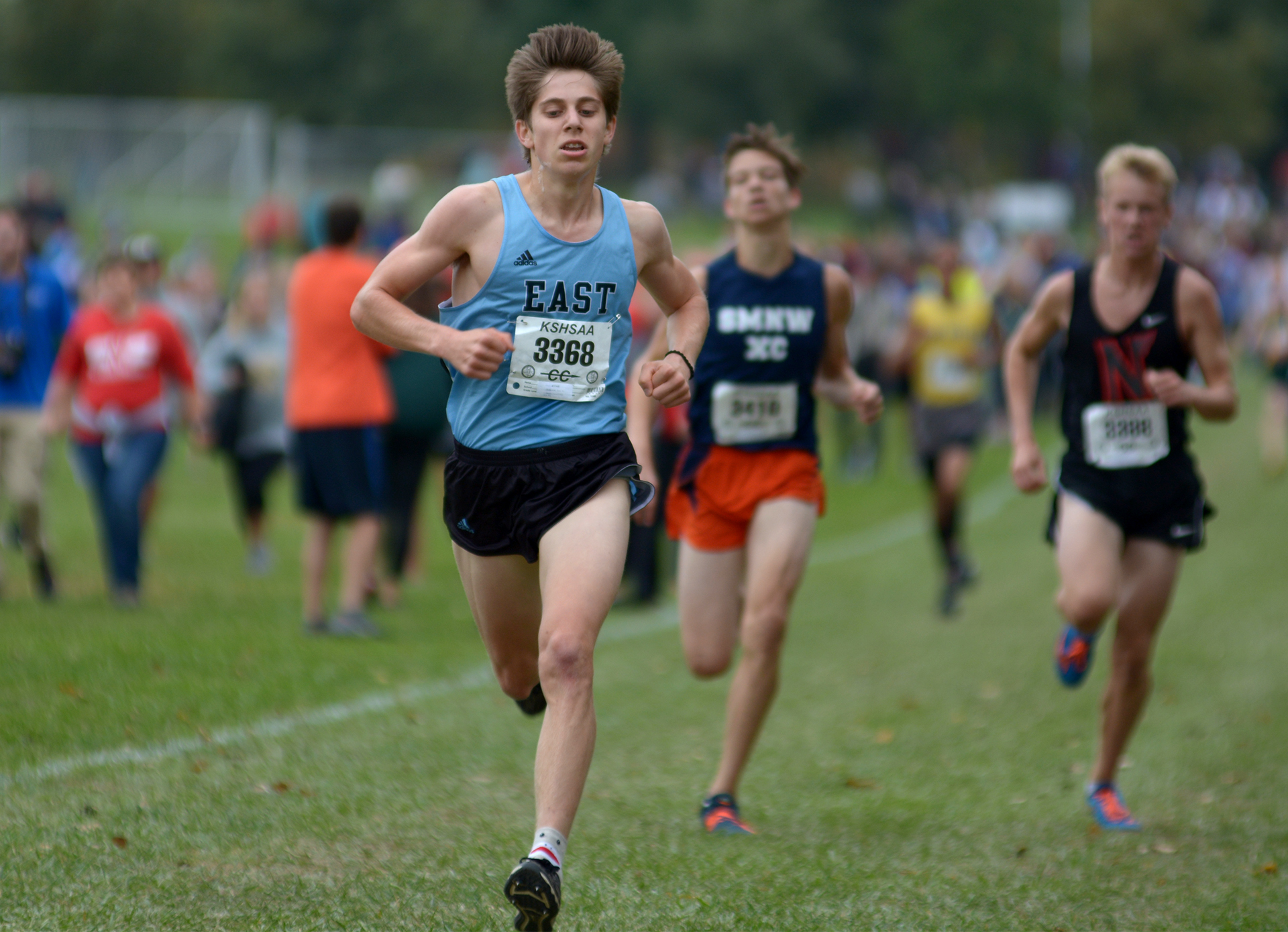 Senior Sean Budzowski attempts to outrun his opponents. Photo by Luke ...