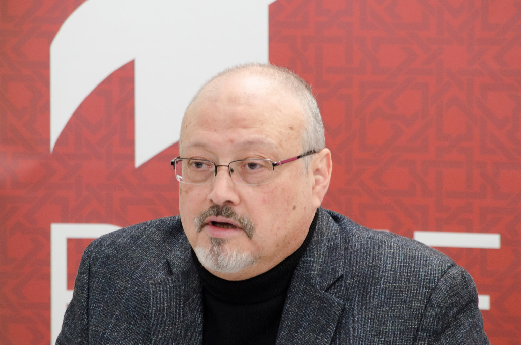 File photo dated March 2018 of Saudi journalist Jamal Khashoggi, killed in Istanbul on October 2, 2018. (Balkis Press/Abaca Press/TNS)