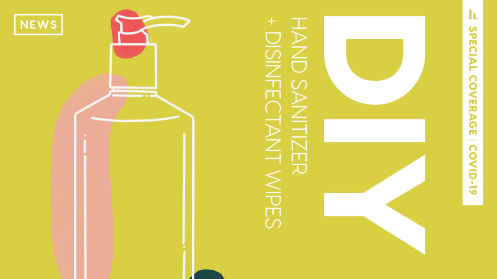 DIY Hand Sanitizer and Disinfectant Wipes