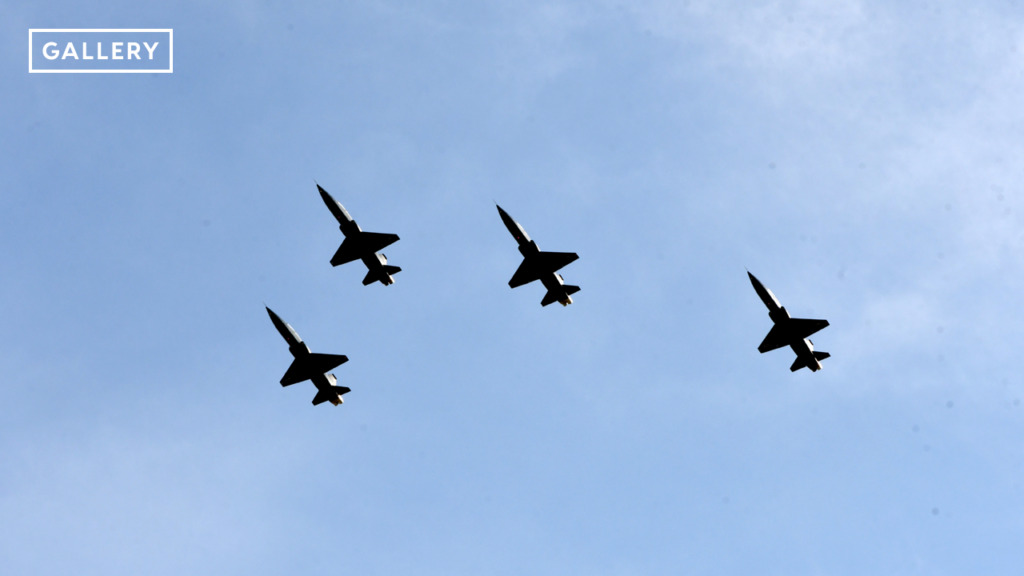 Whiteman Air Force Base salutes KC's essential healthcare workers with flyover