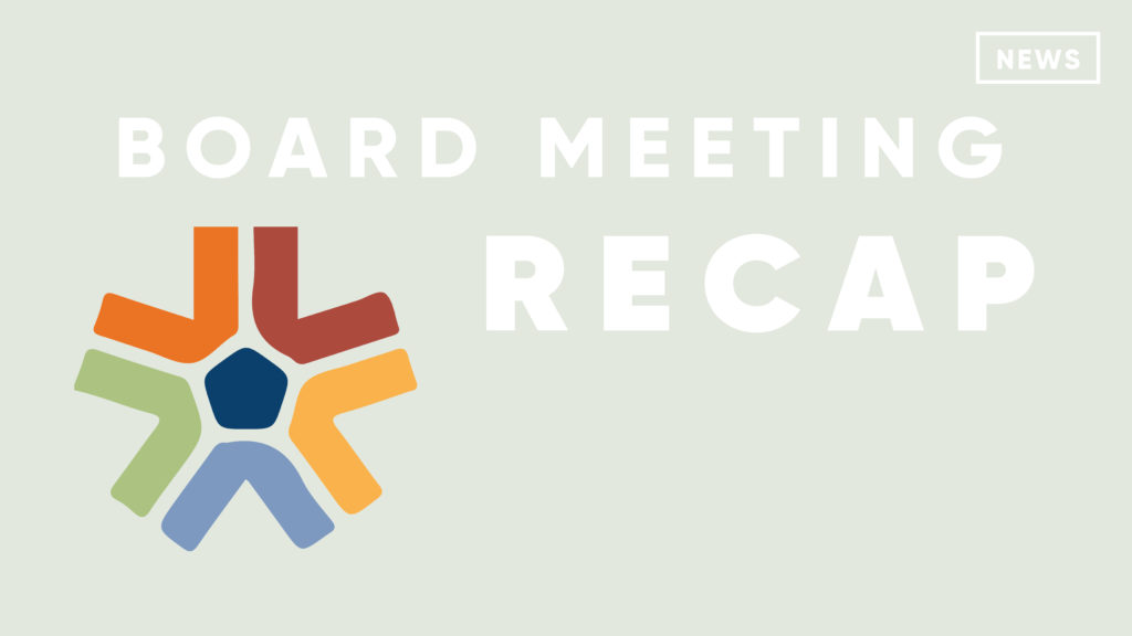 Sept. 14 Board Meeting Recap