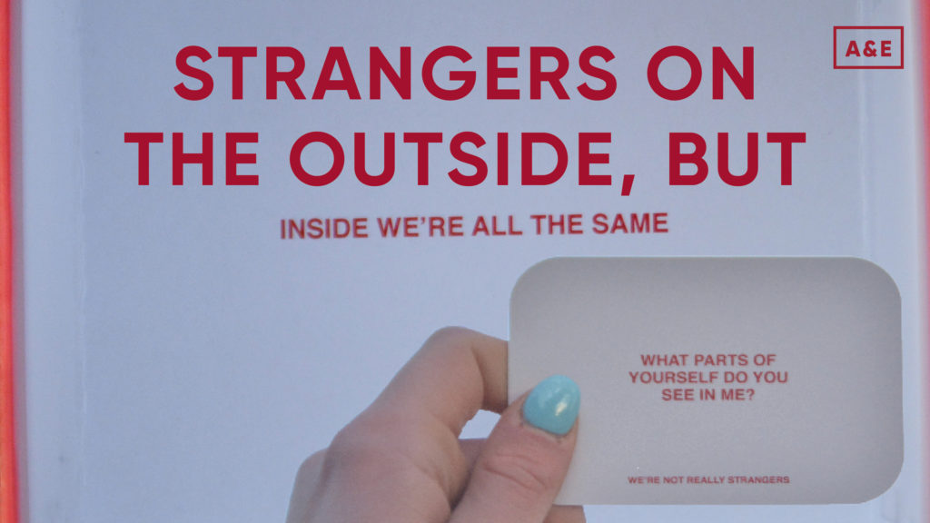 We're Not Really Strangers: An interactive card game breaks conversation barriers