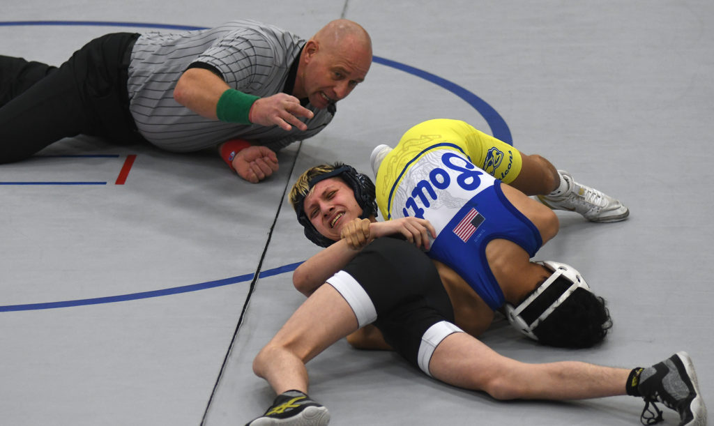 Boys Varsity Wrestling Meet at Olathe East