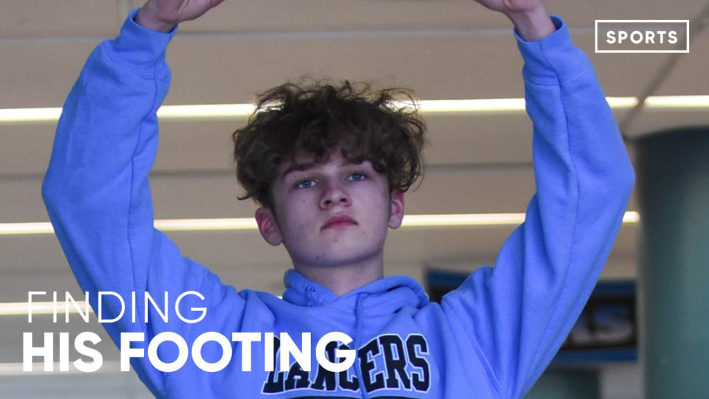Finding His Footing: Freshman crosses gender boundaries as a football player and an accomplished ballerina