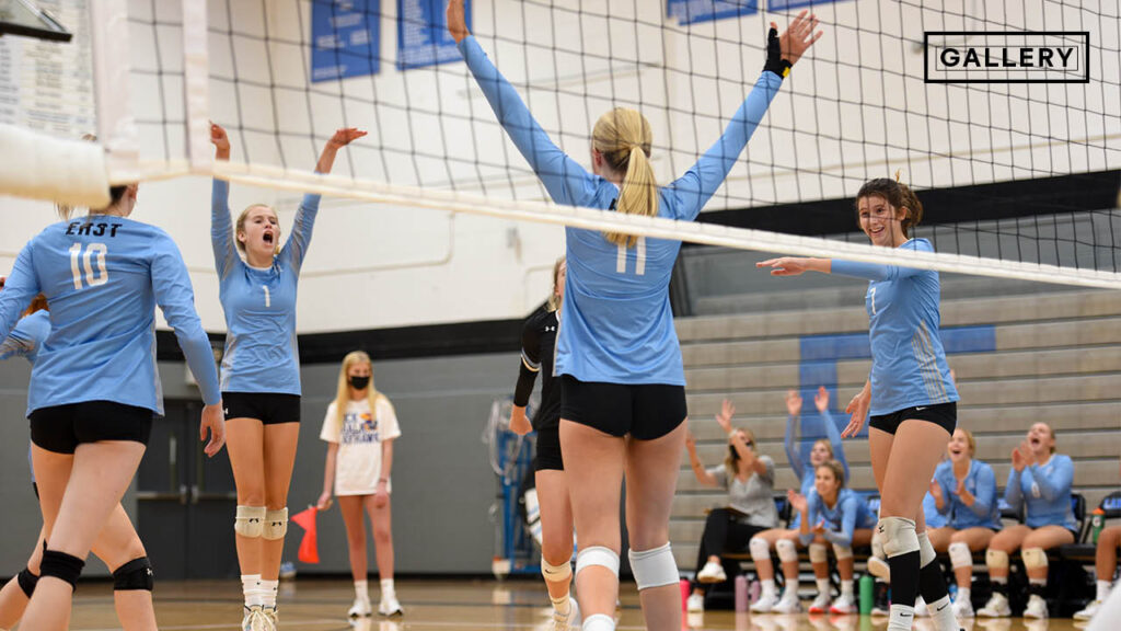 Gallery: Varsity Volleyball Defeats Olathe West