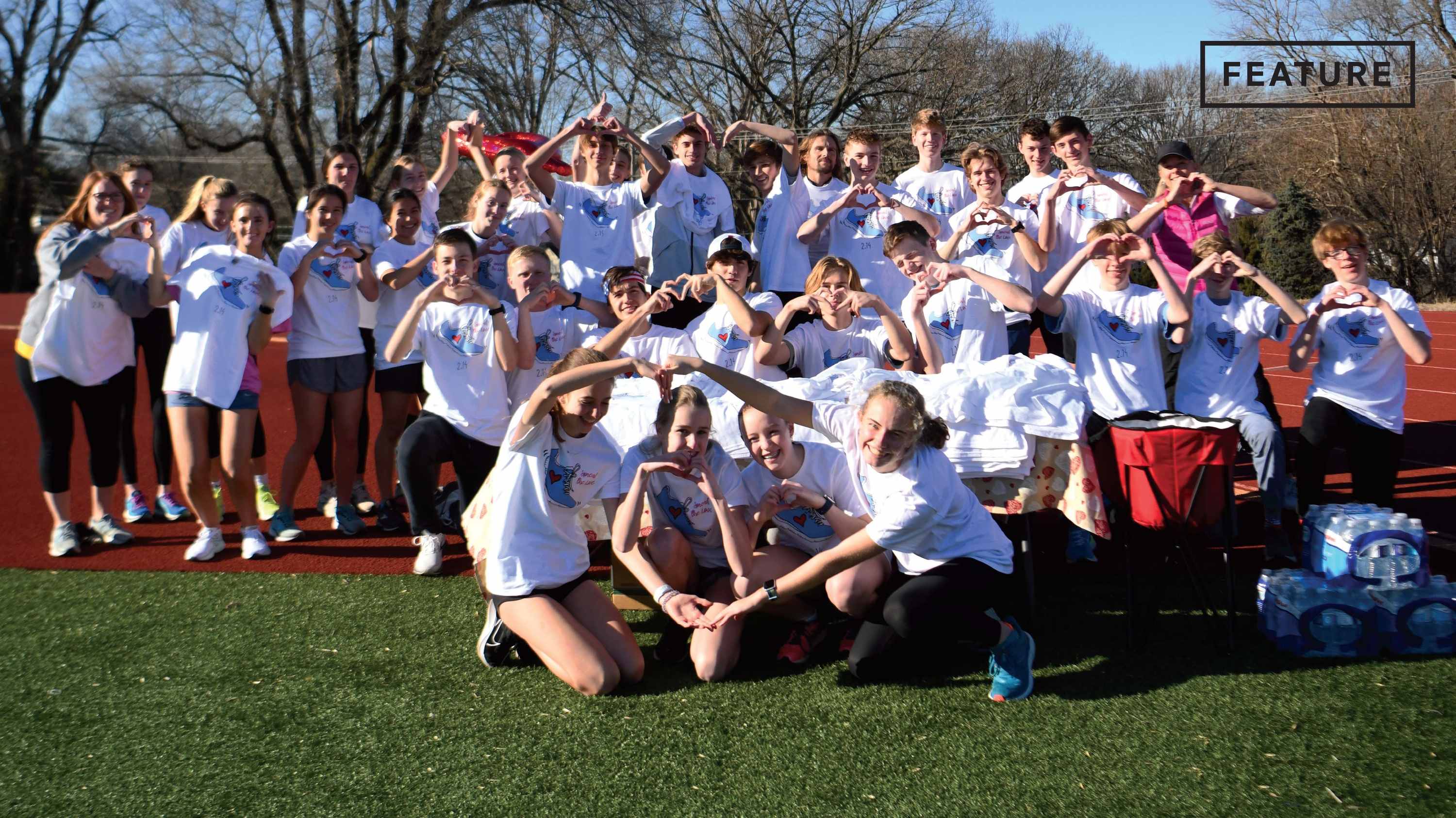 Running For Love: Tricia Beaham hosted a 2.14 mile "Spread Love" fundraiser run on Valentine's Day to highlight the real purpose of love