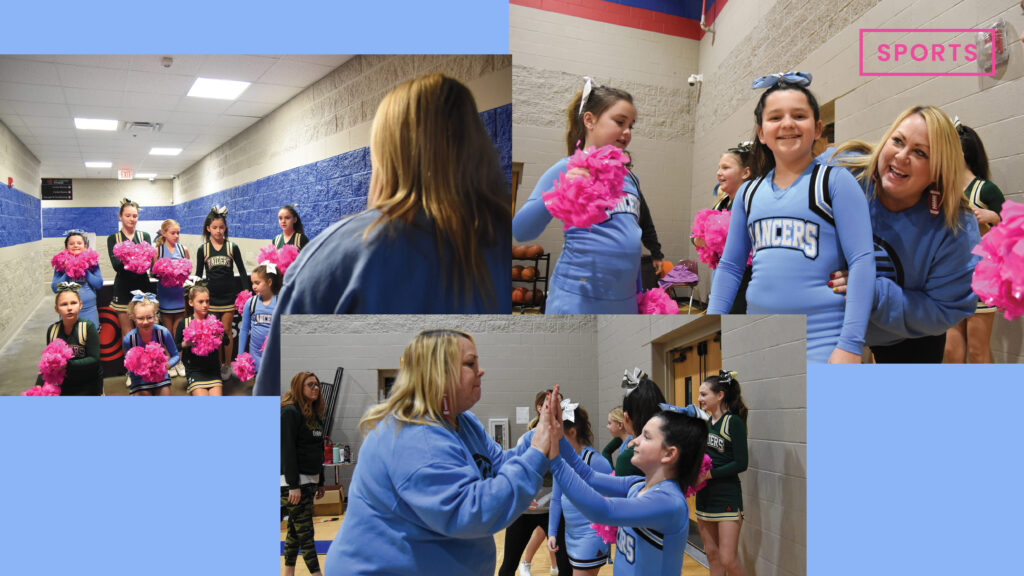 Flurry's Flyers: English teacher Annie Flurry's positive attitude is an asset as she coaches cheerleading