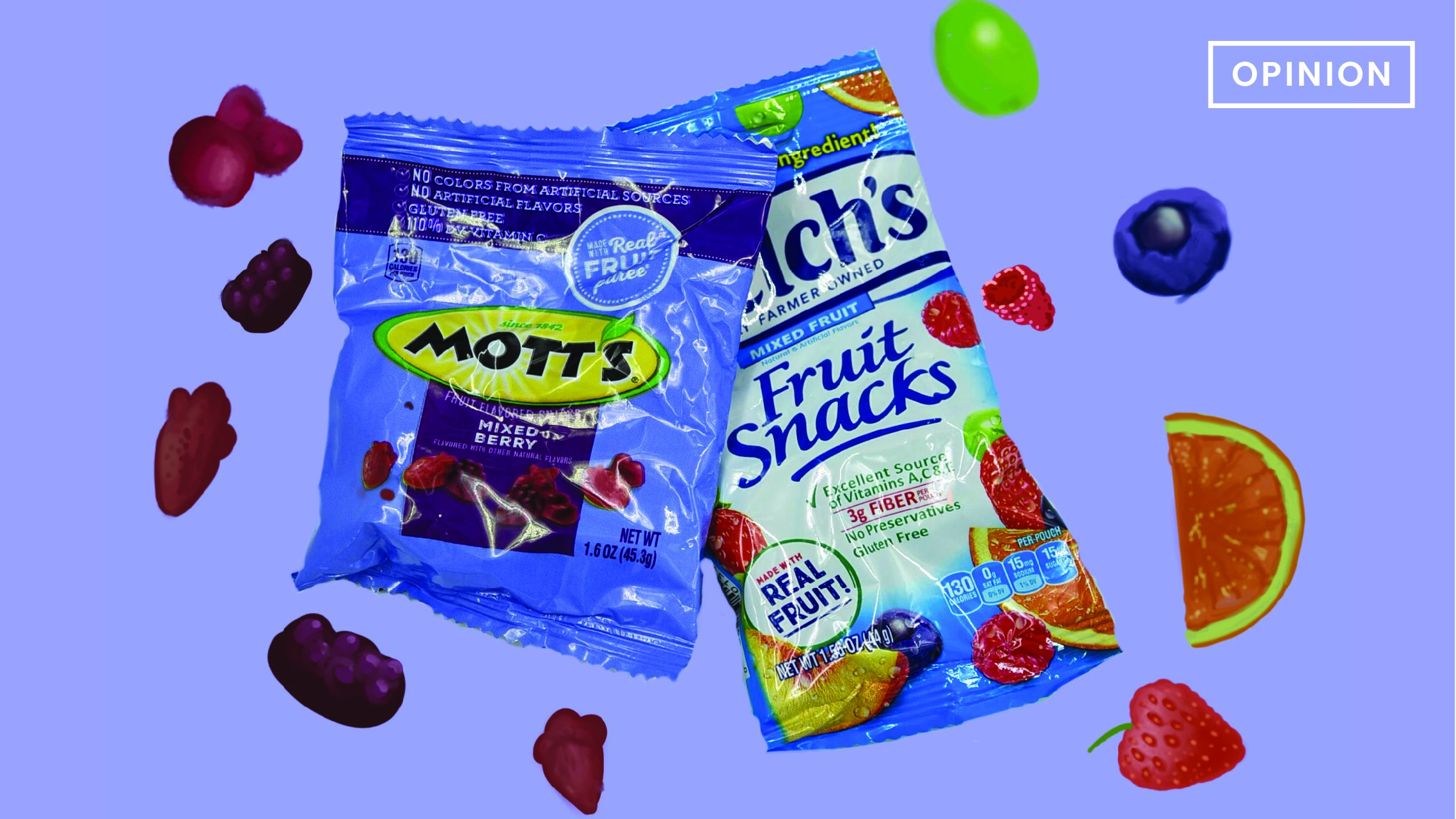 Battle of the Berries: A head to head debate about whether Mott’s or Welch’s fruit snacks are better