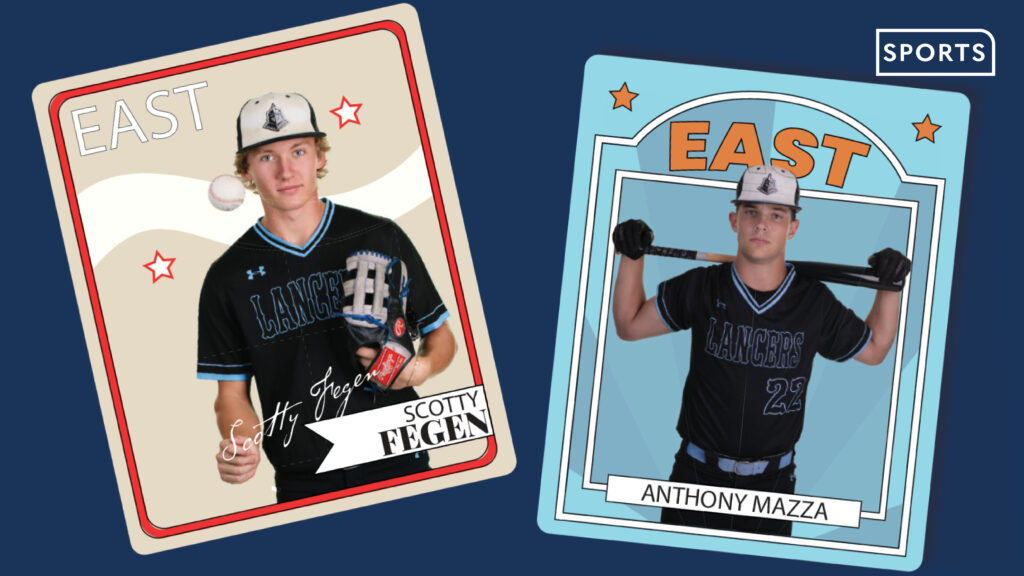 Double Hitter:  Seniors Scotty Fegen and Anthony Mazza are both committed to Hutchinson Community College to play baseball