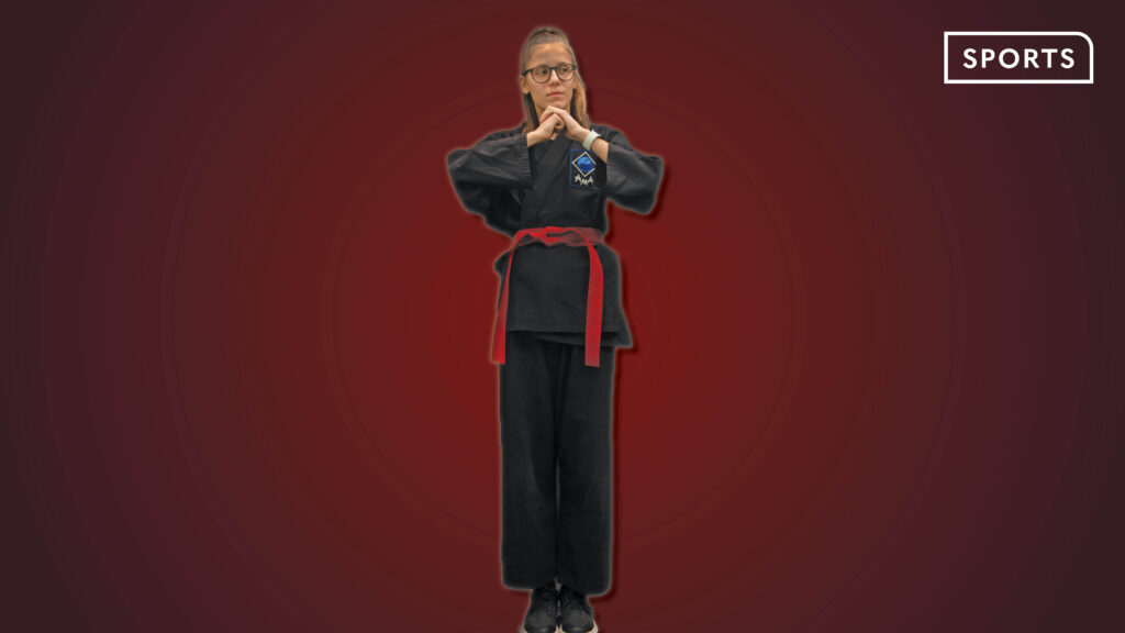 Sensei Scarlett: sophomore Scarlett Stamos trained to become a sensei over the summer