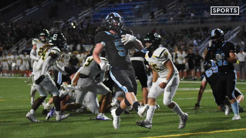 Game Changer: Senior Nate Phillips transferred from Saint Thomas Aquinas High School last year to play football and has improved East's record this year