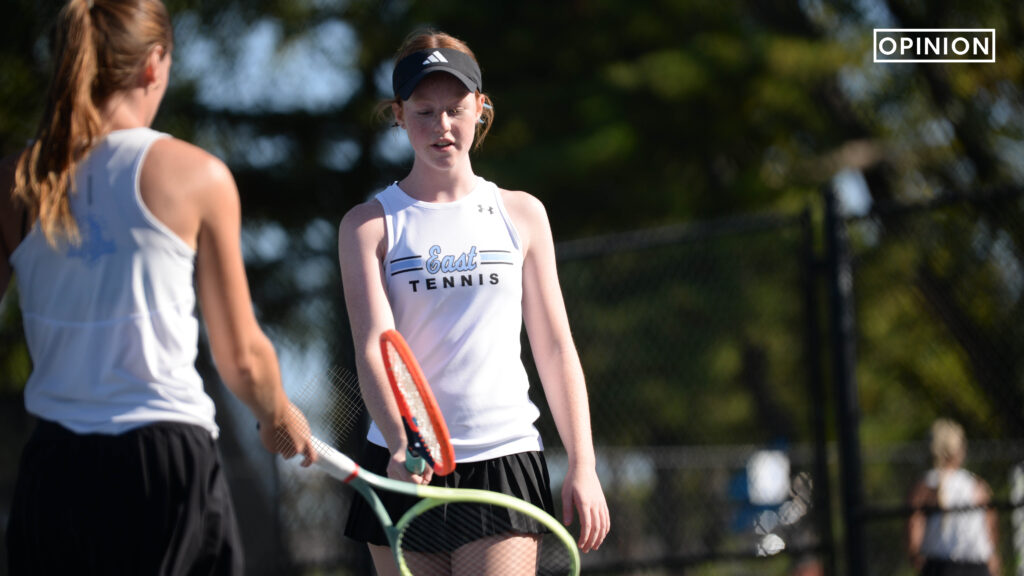 For the Love of Tennis: Freshman tennis player Molly McDermed joined the state tennis team and won a 5th place doubles medal at state