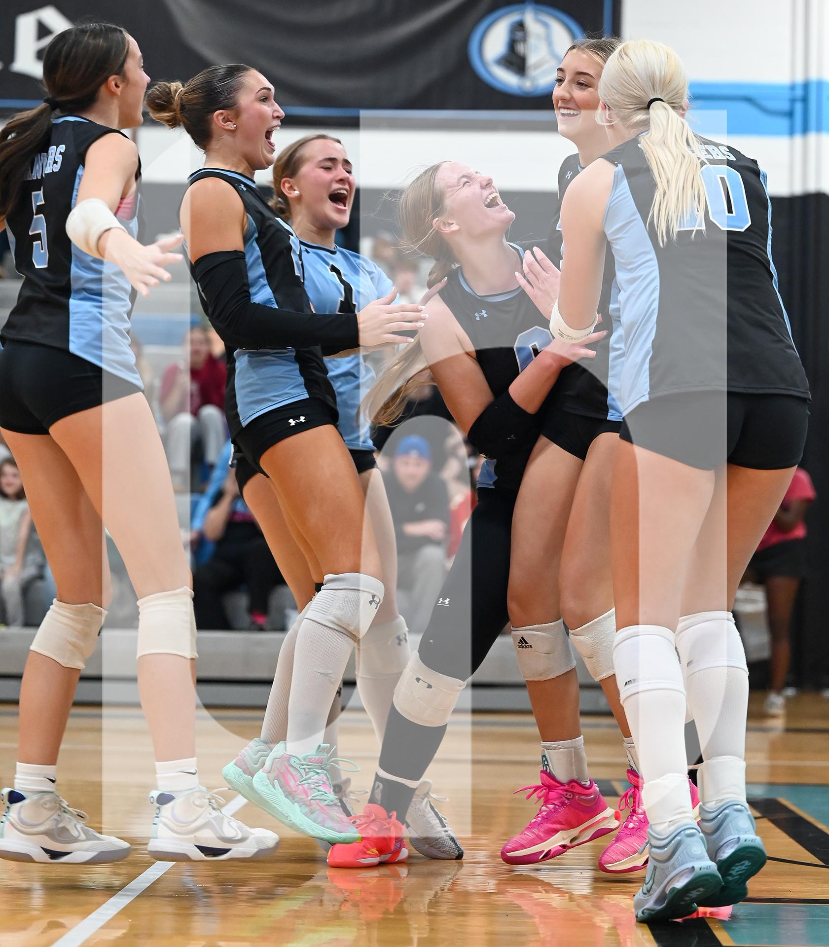 Gallery: Girls Varsity Volleyball Defeats Bishop Miege 3-0