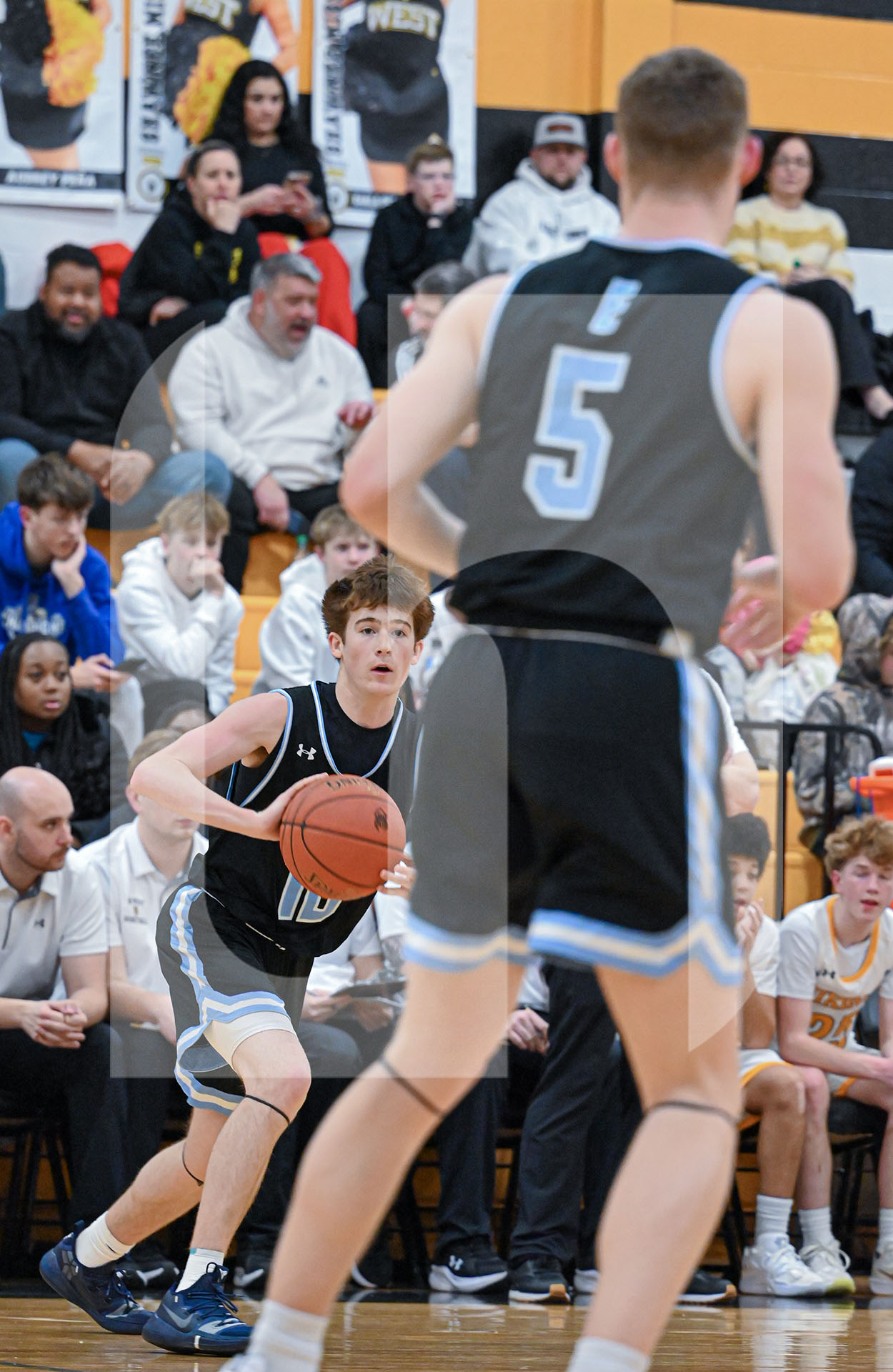 Gallery: Boys Varsity Basketball Defeats SM West 62-58